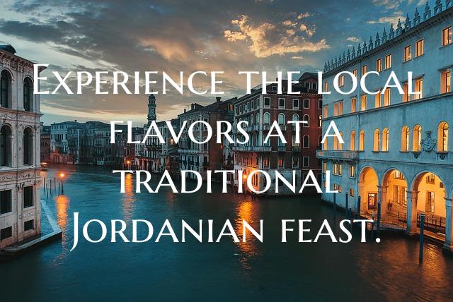 Experience the local flavors at a traditional Jord...