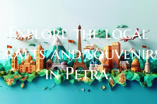 Explore the local crafts and souvenirs in Petra.