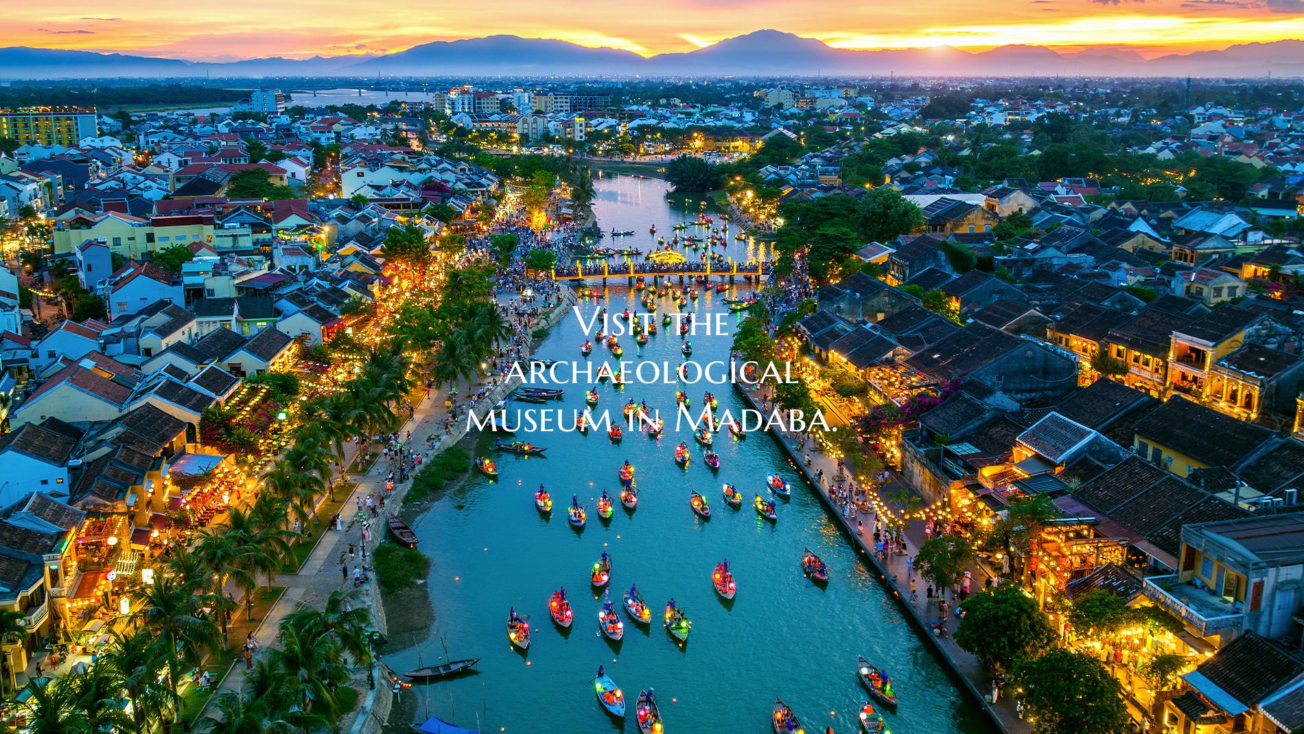 Visit the archaeological museum in Madaba.